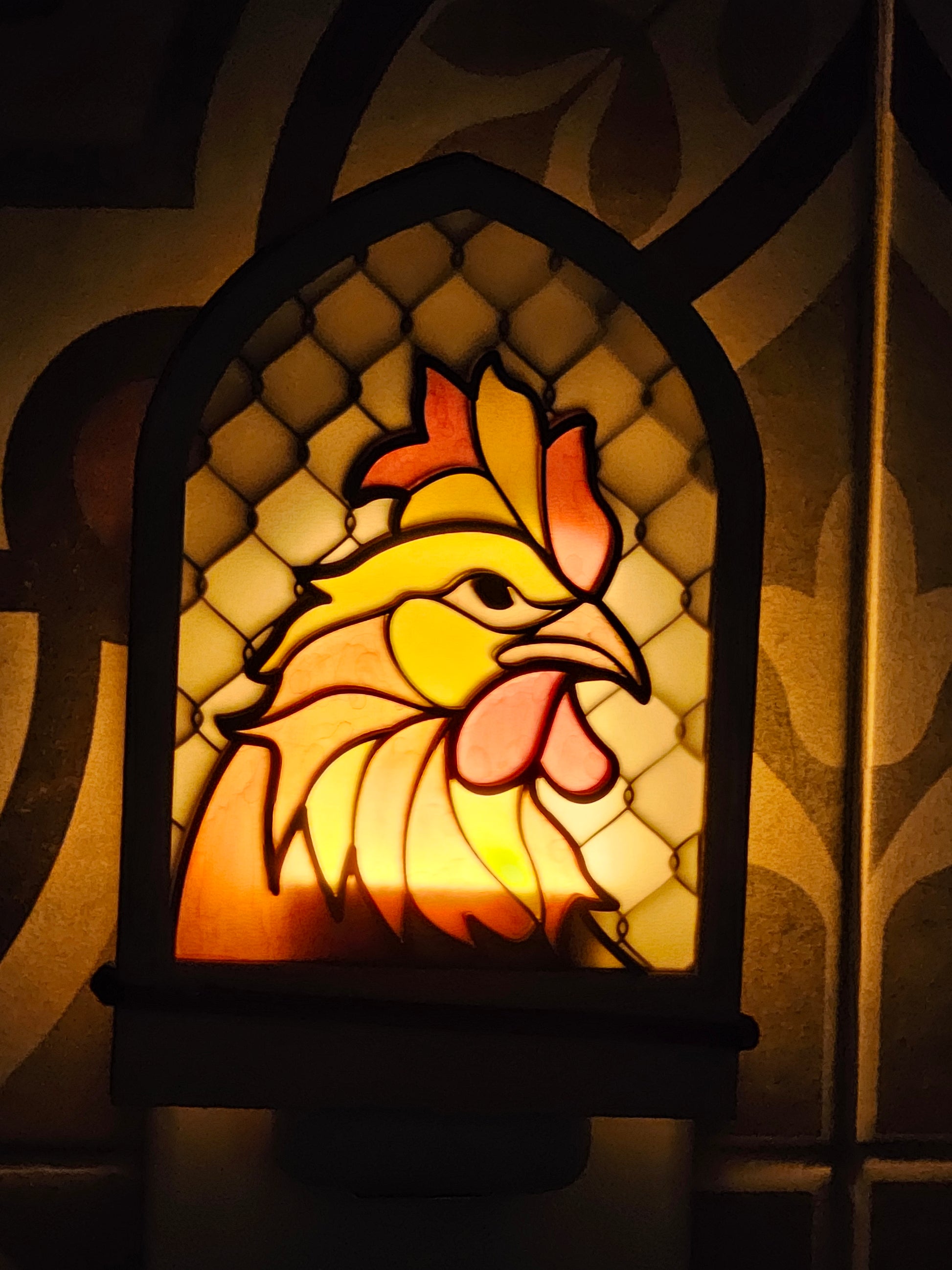 Chicken Night Light with Dusk to Dawn Sensor – Farmhouse Decor for Kitchen, Hallway, or Nursery